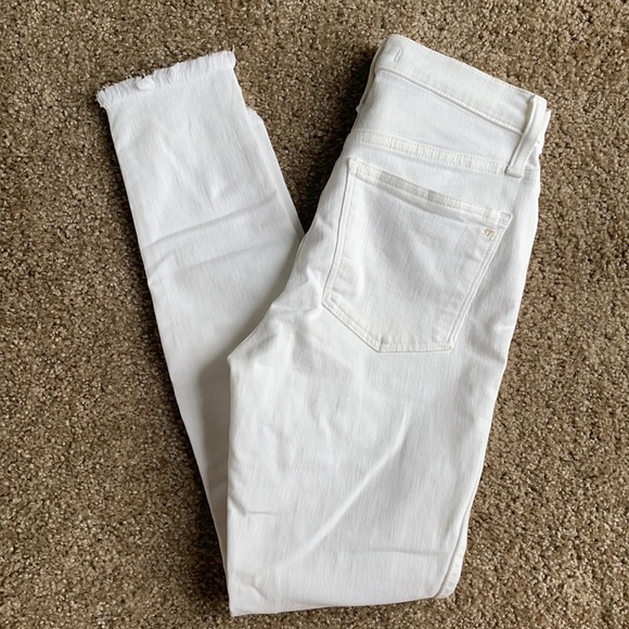 Madewell 10” High-Rise Skinny Jeans, White,  24 - Picture 3 of 7